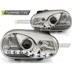 ФАРОВЕ ДНЕВНИ ХРОМ за VW GOLF 4 09.97-09.0
