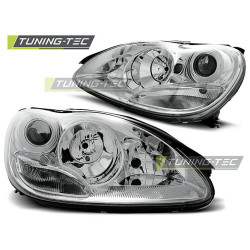 TUNING-TEC фарове за MERCEDES W220 S-KLASA 09.98-05.05 (H7), хром, V1