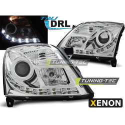 TUNING-TEC фарове (True DRL) за OPEL VECTRA C 04.02-08.05 XENON (D2S/H1), хром