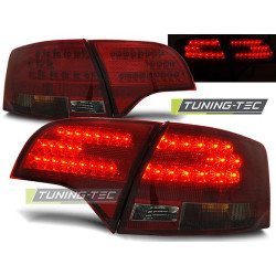 TUNING-TEC LED стопове за AUDI A4 B7 11.04-03.08 AVANT, червено-опушен, V2