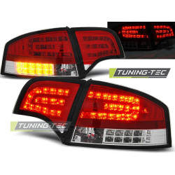 TUNING-TEC LED стопове за AUDI A4 B7 11.04-03.08 SEDAN (LIMOUSINE), червено-бял