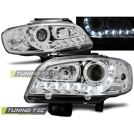 Осветление TUNING-TEC фарове (DRL) за SEAT IBIZA/CORDOBA 09.99-03.02 (H1), хром, V1 | race-shop.bg