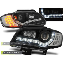 TUNING-TEC фарове (DRL) за SEAT IBIZA/CORDOBA 09.99-03.02 (H1), черен, V2