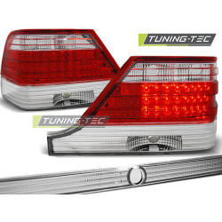 TUNING-TEC LED стопове за MERCEDES W140 95-10.98, червено-бял
