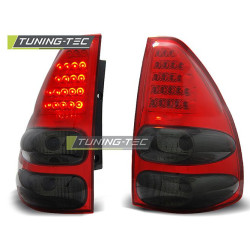 TUNING-TEC LED стопове за TOYOTA LAND CRUISER 120 03-09 (без хомологация), червено-опушен, V1