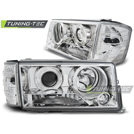 Осветление TUNING-TEC фарове за MERCEDES W201/190 12.82-05.93 (H7/H1), хром | race-shop.bg