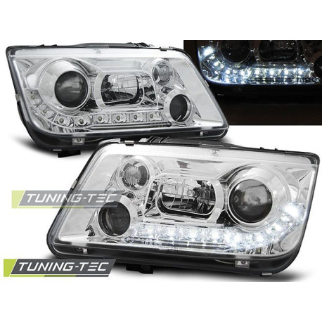 Осветление TUNING-TEC фарове (DRL) за VW BORA 09.98-05.05 (H1), хром, V2 | race-shop.bg