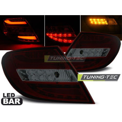 LED ЗАДНИ СВЕТЛИНИ ТЪМНО ЧЕРВЕНИ за MERCEDES C-KLASA W204 SEDAN 07-10