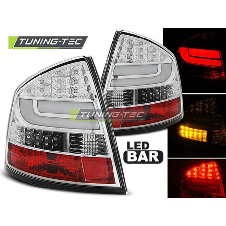 Осветление TUNING-TEC LED стопове (LED Bar) за SKODA OCTAVIA II SEDAN 04-12 (LIFTBACK), хром | race-shop.bg