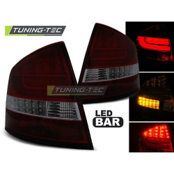 TUNING-TEC LED стопове (LED Bar) за SKODA OCTAVIA II SEDAN 04-12 (LIFTBACK), червено-опушен