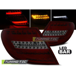 LED ЗАДНИ СВЕТЛИНИ ТЪМНО ЧЕРВЕНИ за MERCEDES C-KLASA W204 SEDAN 07-10