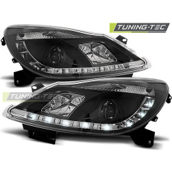 TUNING-TEC фарове (DRL) за OPEL CORSA D 04.06-11 (H1), черен, V1