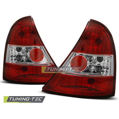 Осветление TUNING-TEC стопове за RENAULT CLIO II 09.98-05.01, червено-бял | race-shop.bg