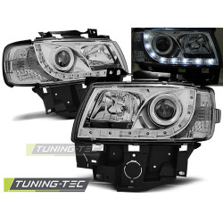 ФАРОВЕ DAYLIGHT CHROME за VW T4 08.96-03.03 BUS