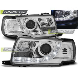 ФАРОВЕ DAYLIGHT CHROME за AUDI 80 B4 09.91-04.96