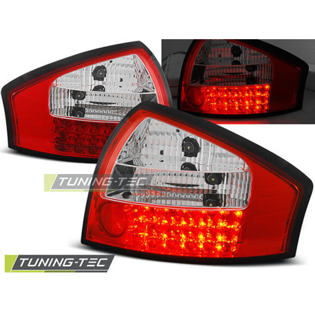 Осветление TUNING-TEC LED стопове за AUDI A6 05.97-05.04, червено-бял | race-shop.bg