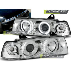 ФАРОВЕ АНГЕЛСКИ ОЧИ ХРОМ за BMW E36 12.90-08.99 C/C