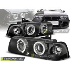 ФАРОВЕ АНГЕЛСКИ ОЧИ ЧЕРНИ за BMW E36 12.90-08.99 C/C