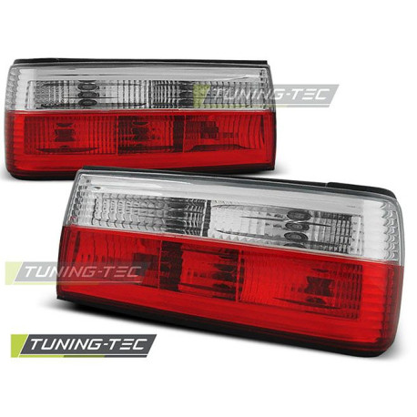 Осветление TUNING-TEC стопове за BMW E30 09.87-10.90, червено-бял | race-shop.bg