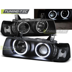 ФАРОВЕ АНГЕЛСКИ ОЧИ CCFL ЧЕРНИ за BMW E36 12.90-08.99 C/C