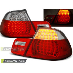TUNING-TEC LED стопове за BMW E46 04.99-03.03 CABRIO, червено-бял
