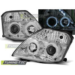TUNING-TEC фарове (Ангелски очи) за CITROEN C2 09.03-10 (H1), хром