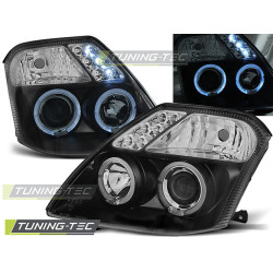 TUNING-TEC фарове (Ангелски очи) за CITROEN C2 09.03-10 (H1), черен