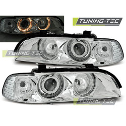 ФАРОВЕ АНГЕЛСКИ ОЧИ ХРОМ за BMW E39 09.95-06.03