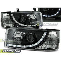 TUNING-TEC фарове (DRL) за VW T4 90-03.03 TRANSPORTER (H1), черен, V1