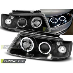 TUNING-TEC фарове (Ангелски очи) за VW PASSAT B5 3B 11.96-08.00 (H1), черен, V1