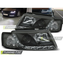TUNING-TEC фарове (DRL) за VW PASSAT 5B 3B 11.96-08.00 (H1), черен