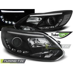 TUNING-TEC фарове (Tube Light) за FORD FOCUS MK3 11- 10.14 (H7/H1), черен