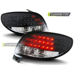 TUNING-TEC LED стопове за PEUGEOT 206 10.98, черен, V1
