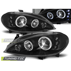 TUNING-TEC фарове (Ангелски очи) за RENAULT MEGANE 03.99-10.02 (H1), черен
