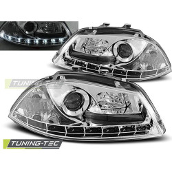 TUNING-TEC фарове (DRL) за SEAT IBIZA 6L 04.02-08 (H1), хром, V1
