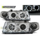 TUNING-TEC фарове (Ангелски очи) за SEAT LEON / TOLEDO 04.99-08.04 (H1), хром