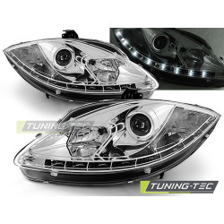 TUNING-TEC фарове (DRL) за SEAT LEON ALTEA TOLEDO 06.05-09 (H1), хром