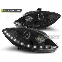 TUNING-TEC фарове (DRL) за SEAT LEON ALTEA TOLEDO 06.05-09 (H1), черен