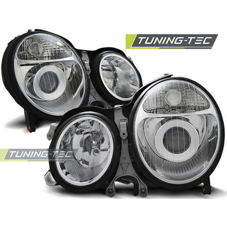 Осветление TUNING-TEC фарове за MERCEDES W210 E-KLASA 06.99-03.02 (H7), хром | race-shop.bg