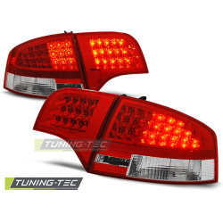 TUNING-TEC LED стопове за AUDI A4 B7 11.04-11.07 SEDAN, червено-бял