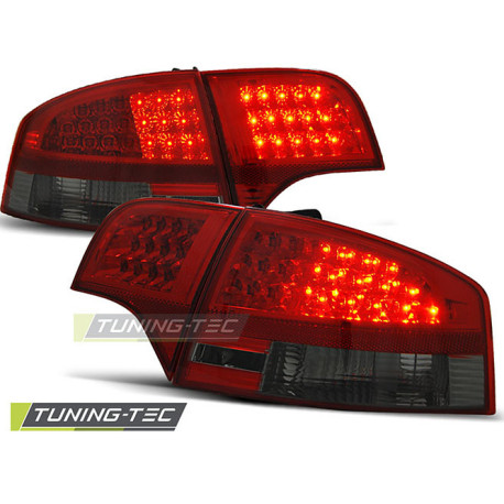 Осветление TUNING-TEC LED стопове за AUDI A4 B7 11.04-11.07 SEDAN, червено-опушен | race-shop.bg