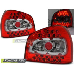 LED СТОПОВЕ ЧЕРВЕНО-БЕЛИ за AUDI A3 08.96-08.00