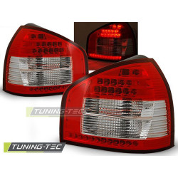 LED СТОПОВЕ ЧЕРВЕНО-БЕЛИ за AUDI A3 08.96-08.00