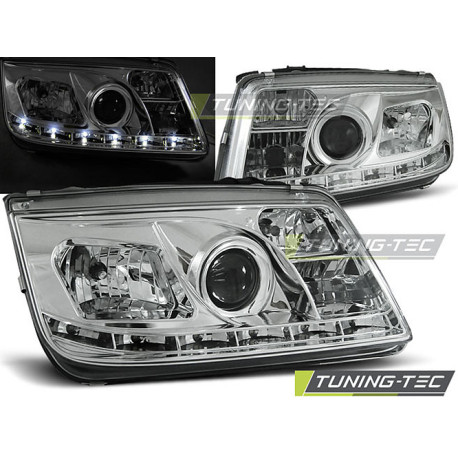 Осветление TUNING-TEC фарове (DRL) за VW BORA 09.98-05.05 (H1), хром, V1 | race-shop.bg