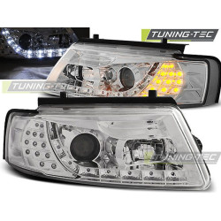 TUNING-TEC фарове (DRL) за VW PASSAT B5 11.96-08.00 (H1), хром, V1