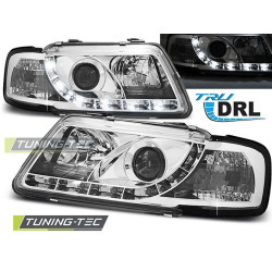 ФАРОВЕ TRUE DRL ХРОМ за AUDI A3 8L 08.96-08.00