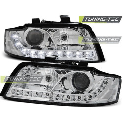 TUNING-TEC фарове (DRL) за AUDI A4 10.00-10.04 (H7), хром
