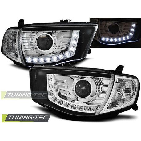 Осветление TUNING-TEC фарове (DRL) за MITSUBISHI L200 06-10 (H7), хром | race-shop.bg