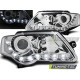 Осветление TUNING-TEC фарове (DRL) за VW PASSAT B6 3C 03.05-10 (H7), хром | race-shop.bg