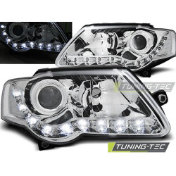 TUNING-TEC фарове (DRL) за VW PASSAT B6 3C 03.05-10 (H7), хром